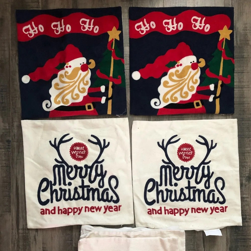 Christmas Decorative Throw Pillow Covers